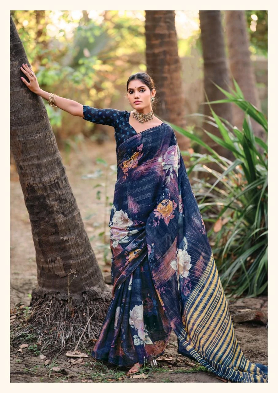 Kashvi Creation Dunki Vol 04 Rimijim Silk Wholesale Fancy Sarees Catalog — Wholesale Sarees, Kashvi Creation wholesale from Surat - Gallery Image 3